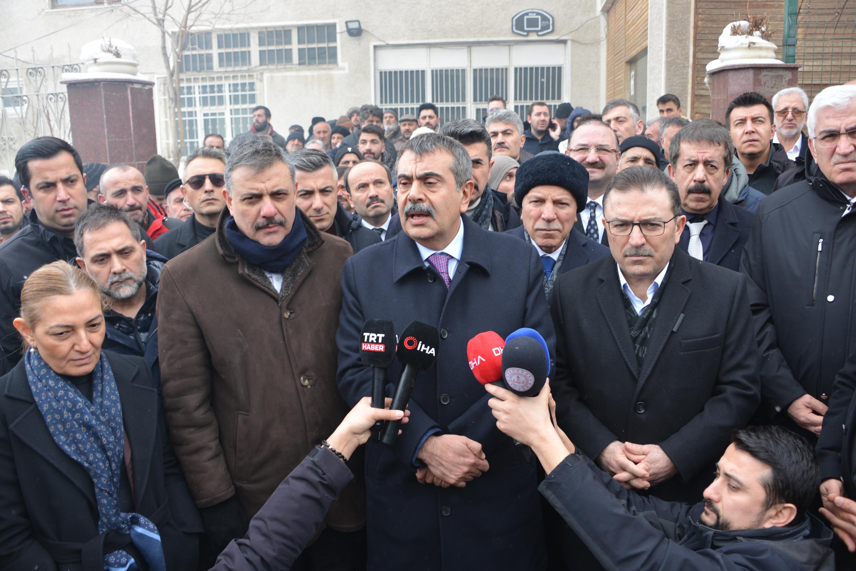 Erzurum'da bir iş yerinde meydana