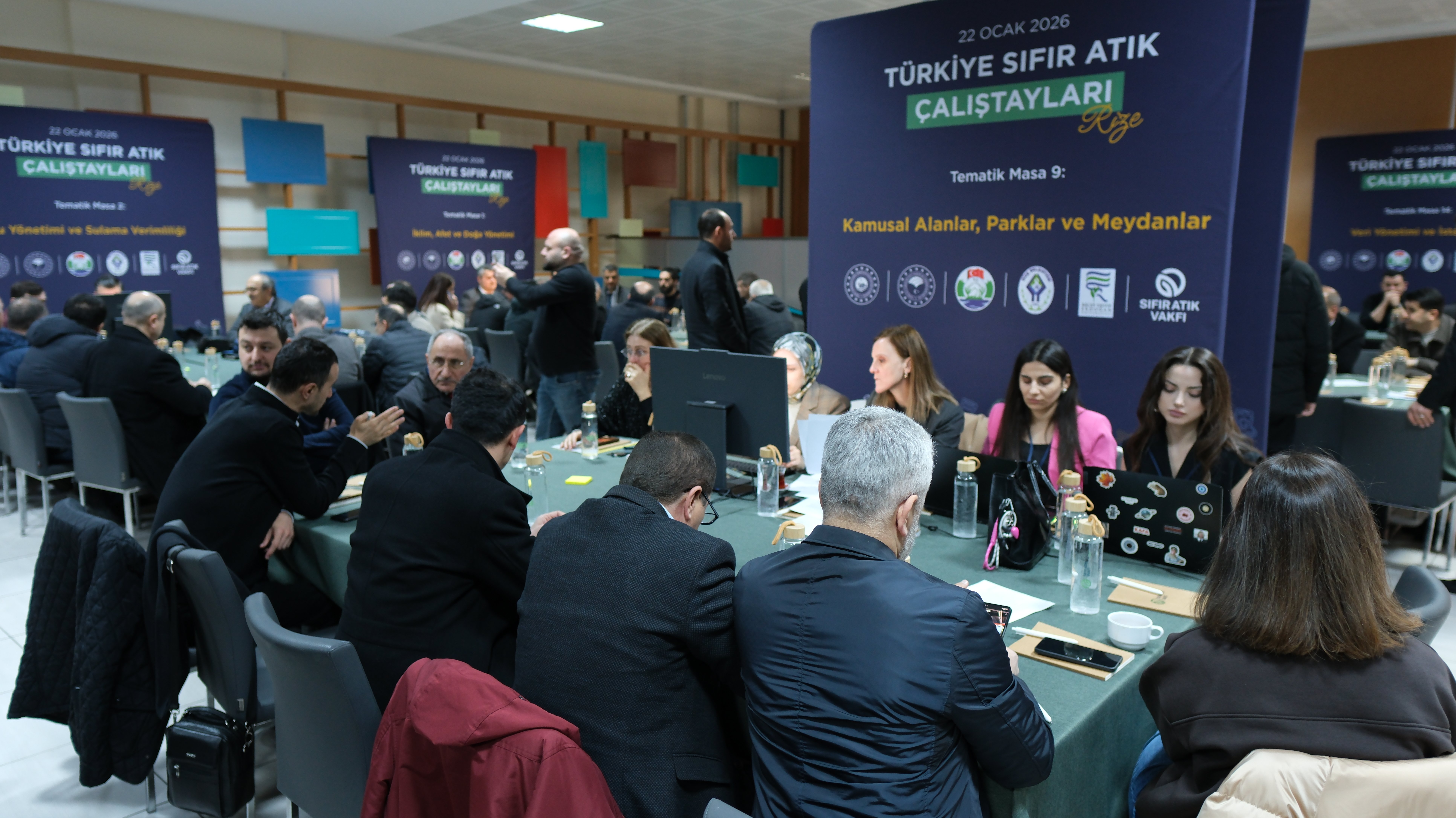 Rize'de düzenlenen Sıfır Atık Çalıştayı'nda,