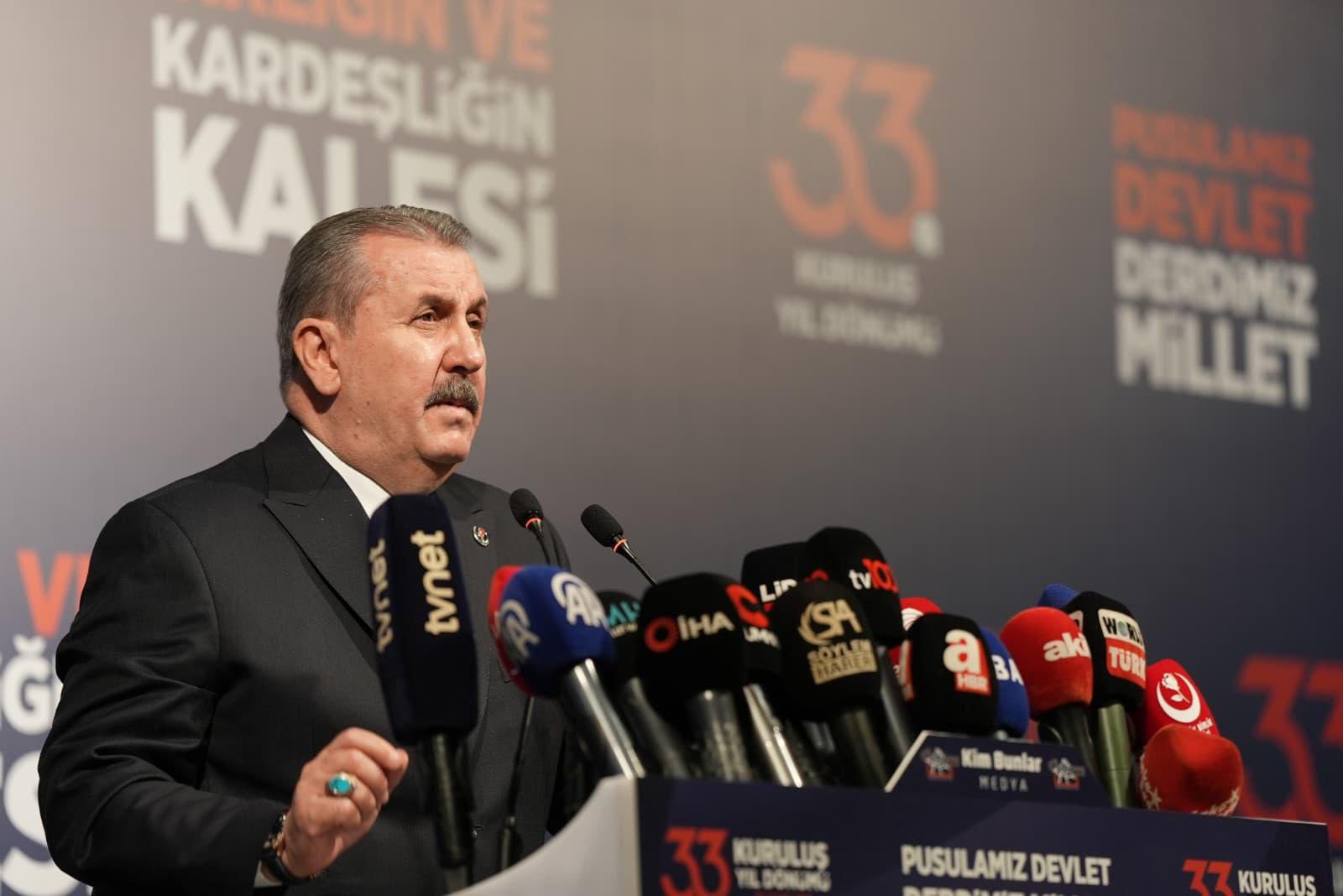 BBP Genel Başkanı Mustafa Destici,