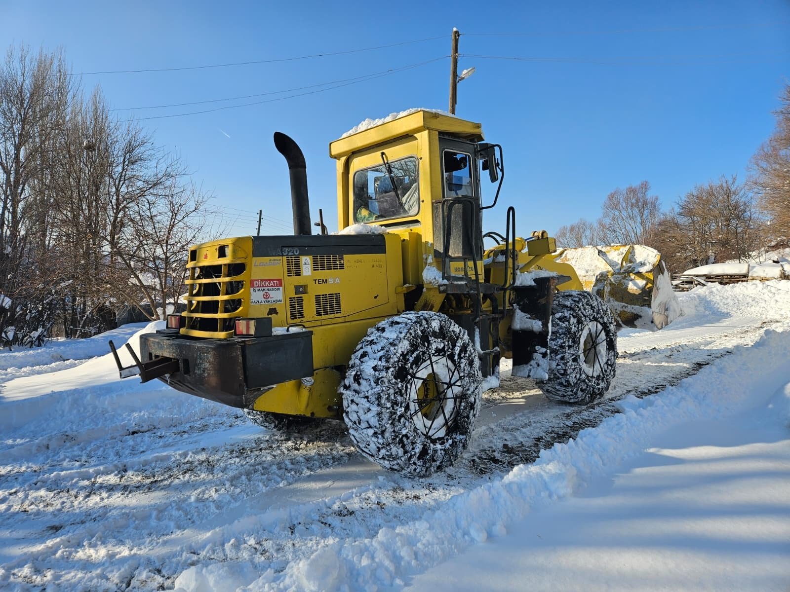Elazığ'da yoğun kar yağışı sonrası