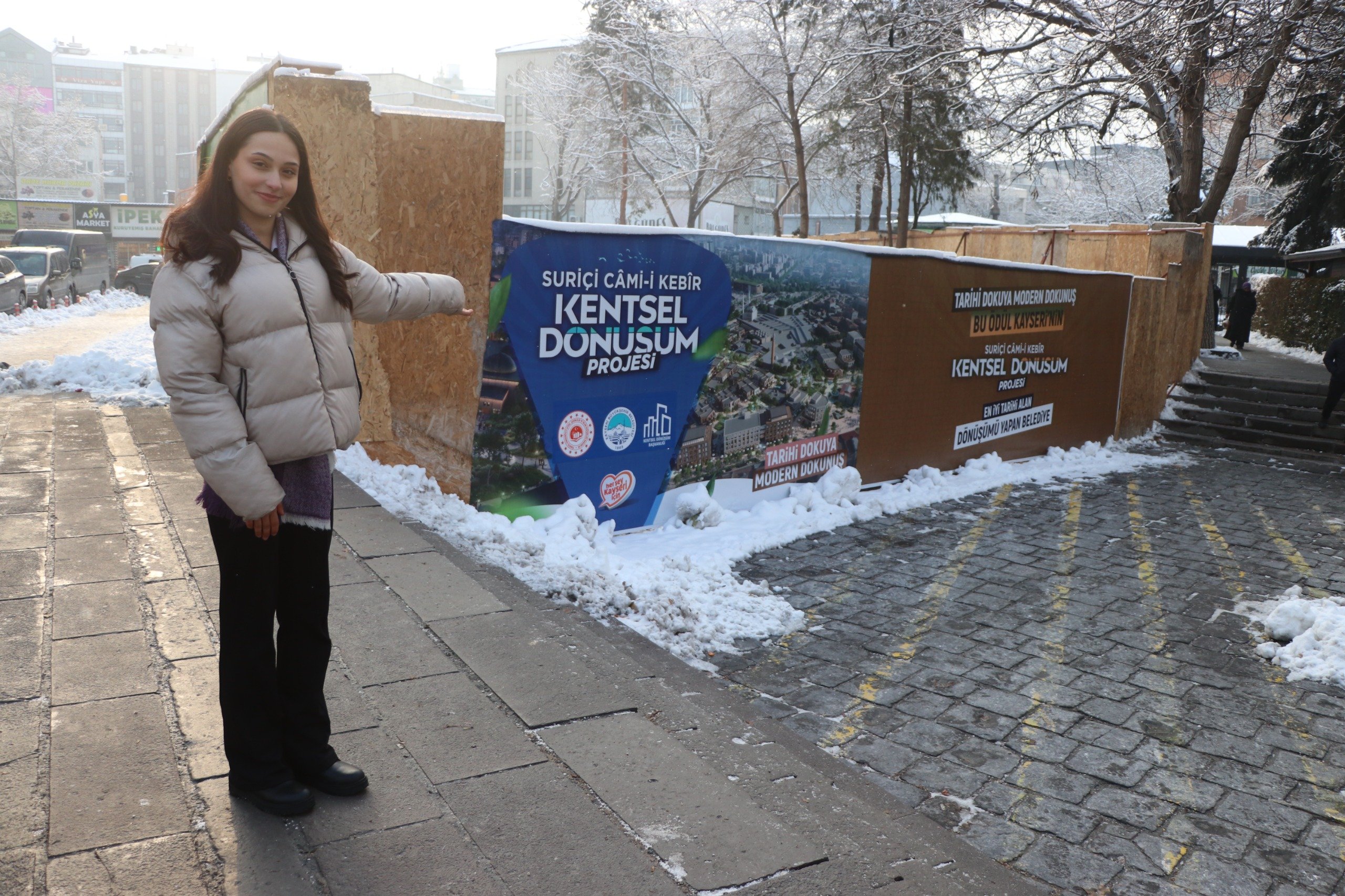 Kayseri'de Ulu Cami etrafındaki kentsel