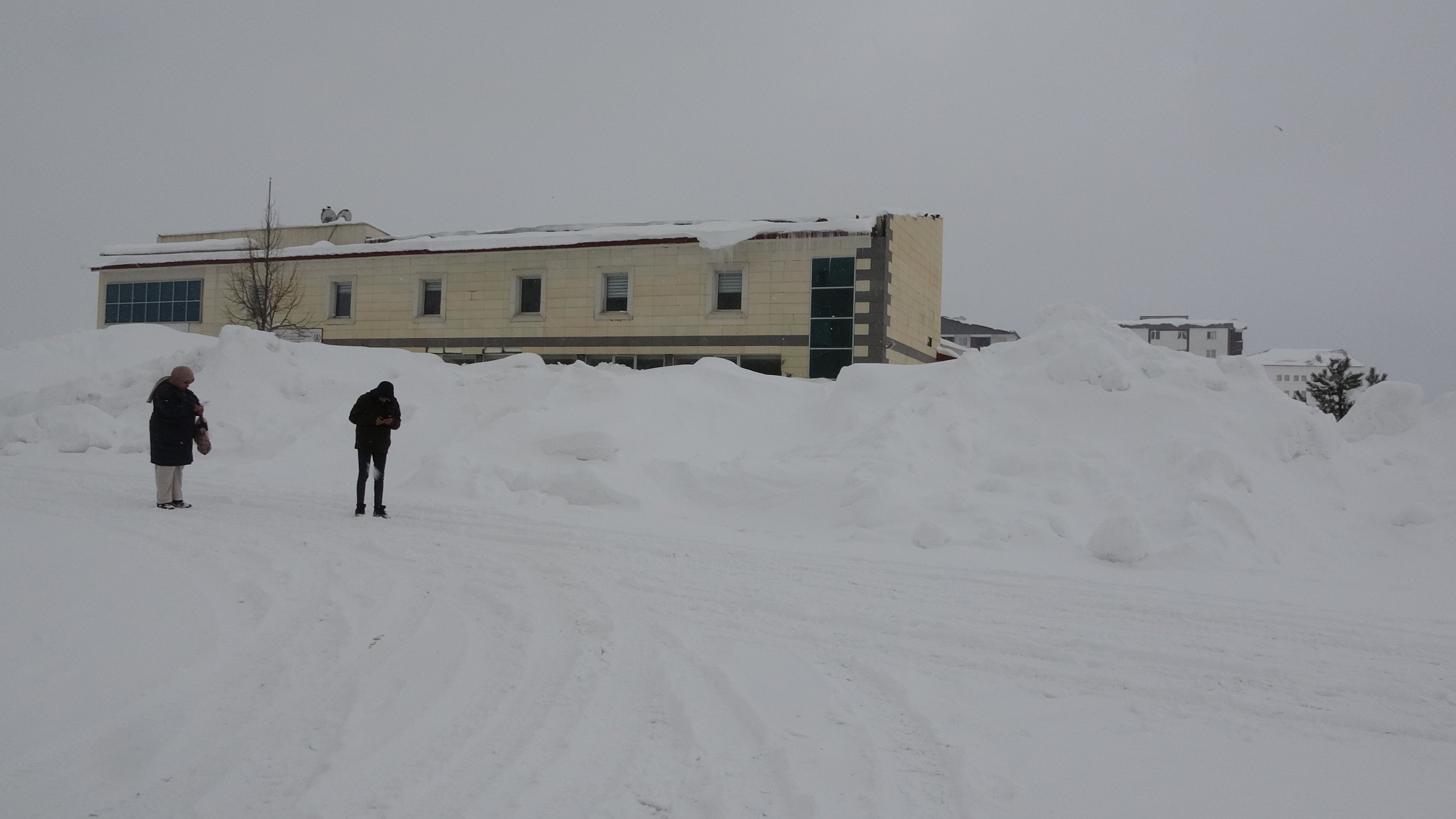 Bitlis'te etkili olan yoğun kar