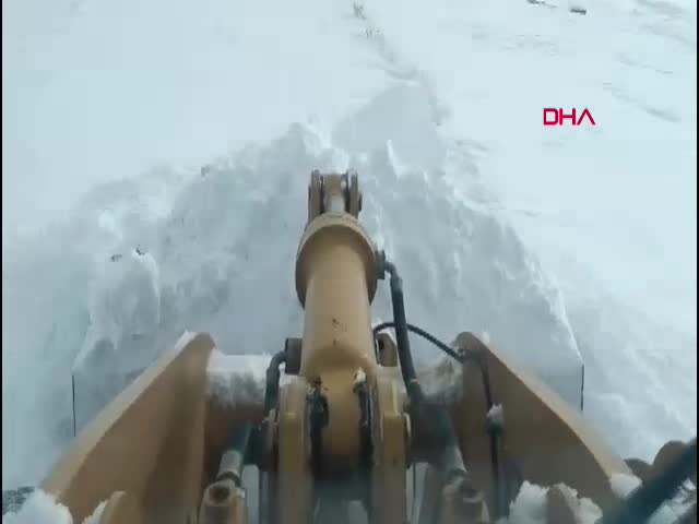 Van'ın Erciş ilçesinde, yolu