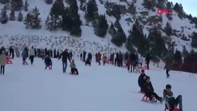 Erzincan Valisi Hamza Aydoğdu, kızak