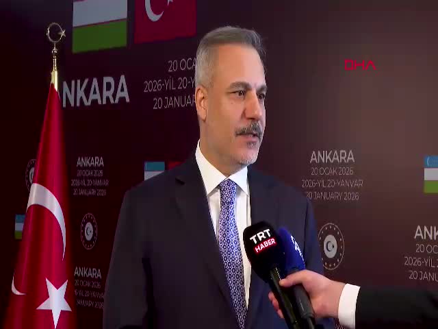 Dışişleri Bakanı Hakan Fidan,
