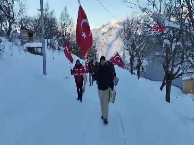 Erzurum İspir'de bir grup