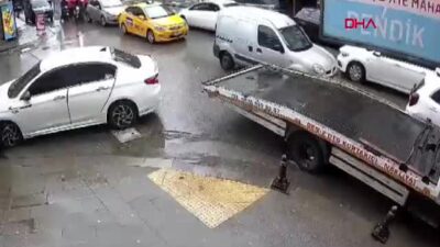 Pendik'te motokuryeyi otomobiliyle ezen Vedat
