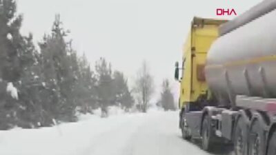 Ardahan'ın Posof ilçesinde kar nedeniyle