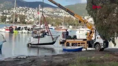 Bodrum'da kıyıya izinsiz bağlanan 90
