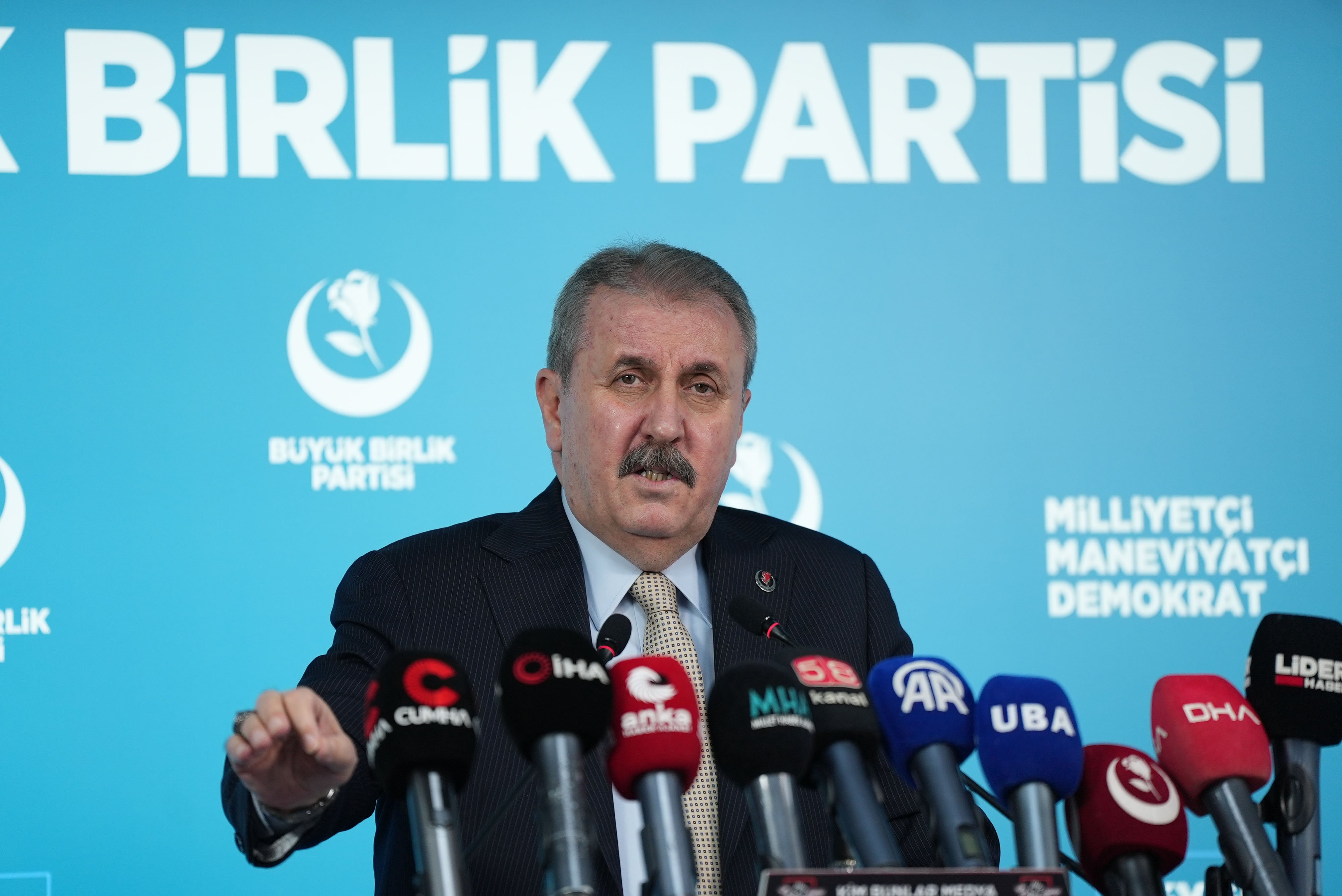 BBP Genel Başkanı Mustafa Destici,