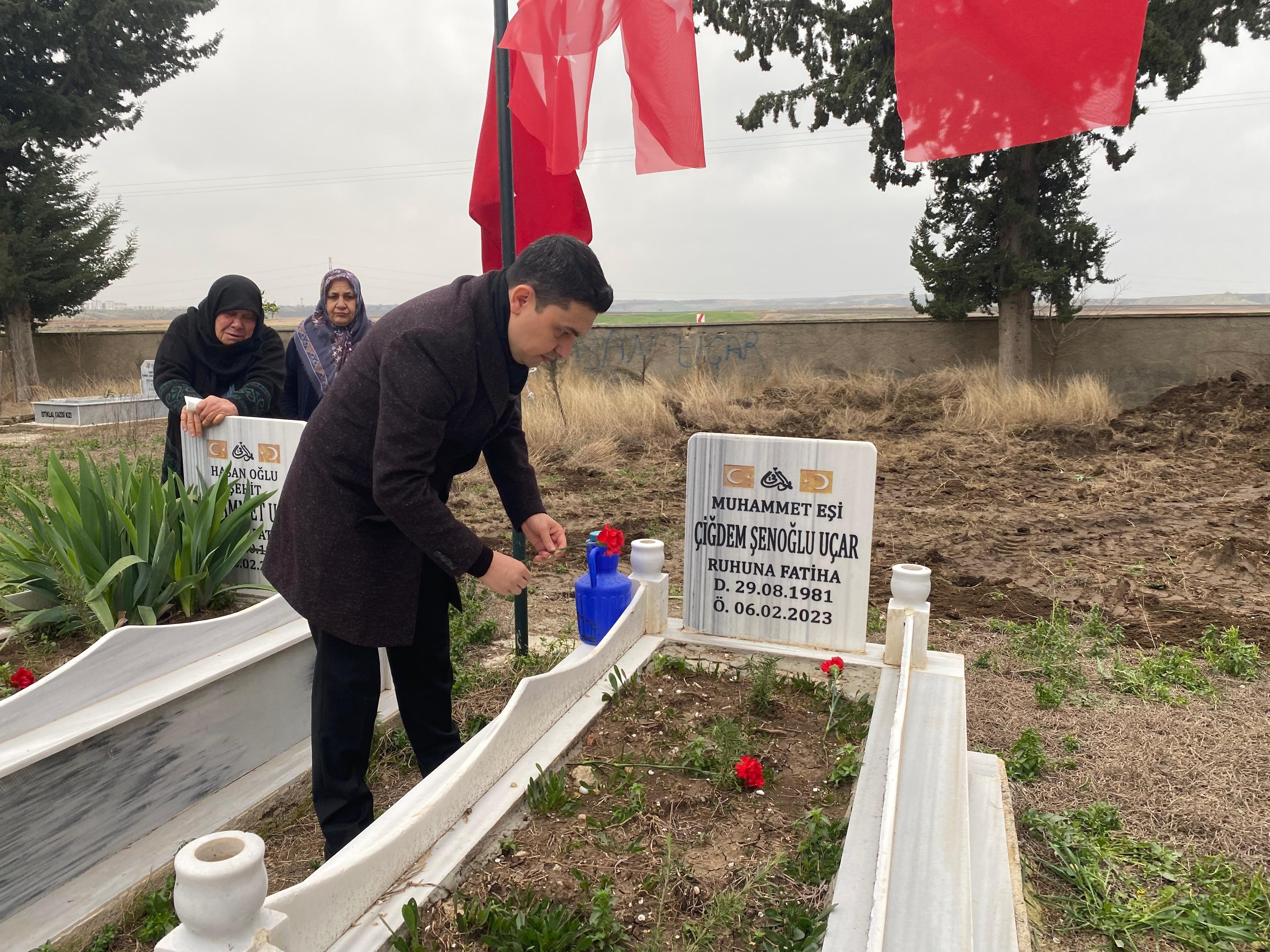 Hatay depreminde enkaz altında hayatını
