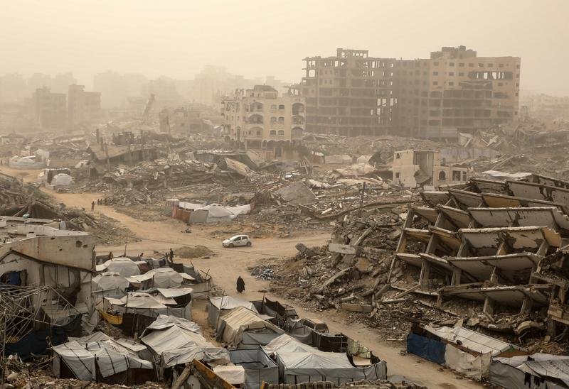 İsrail ordusunun Gazze'ye düzenlediği hava