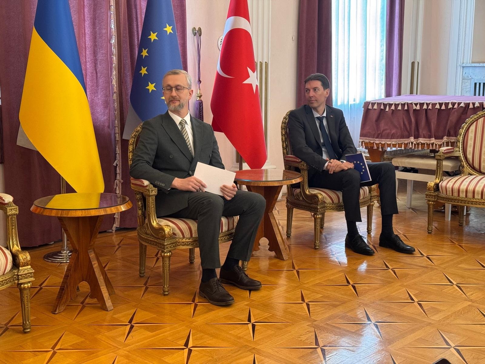 Ukrayna'nın Ankara Büyükelçisi Nariman Dzhelialov,