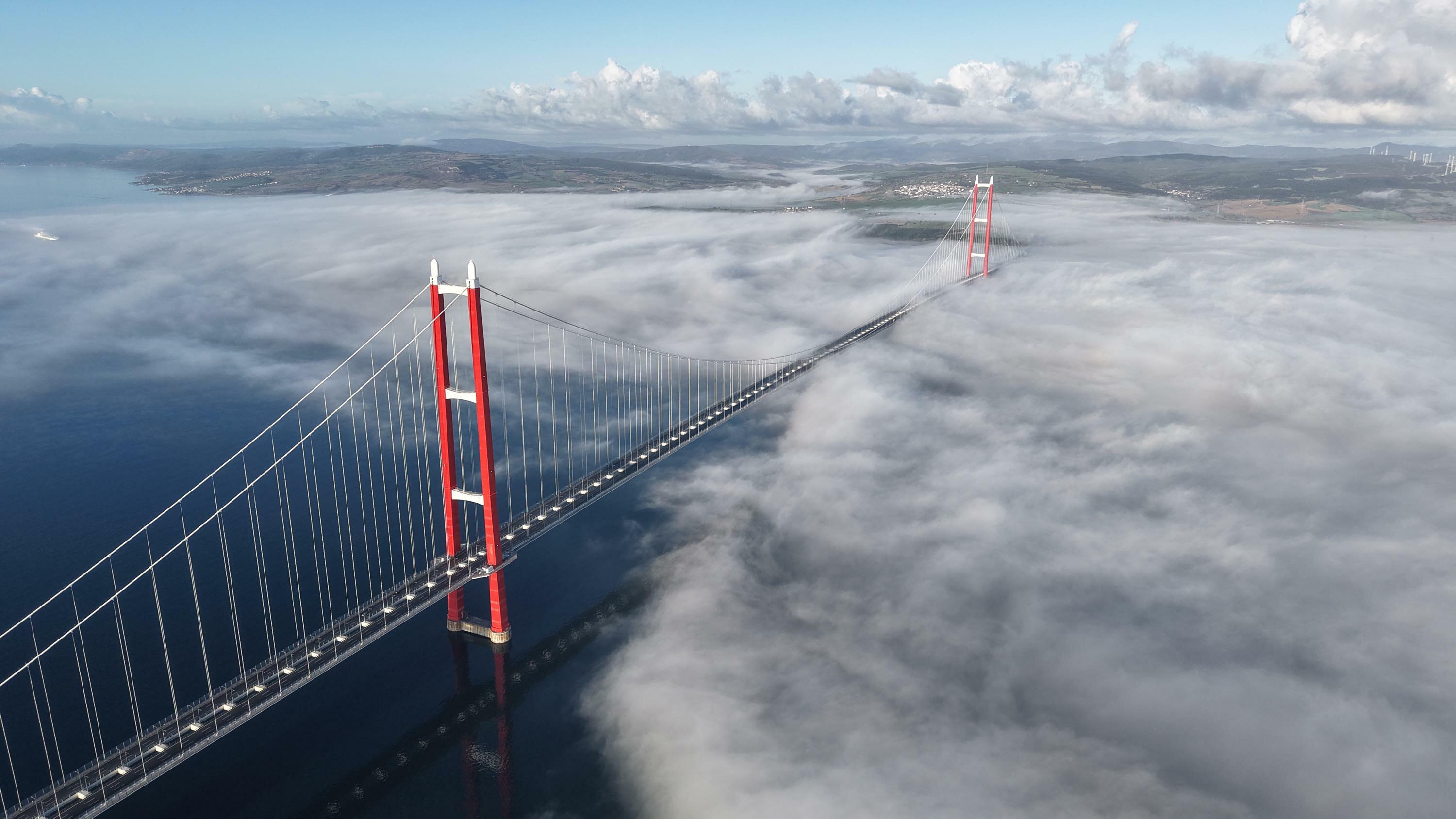 Çanakkale Boğazı yoğun sis