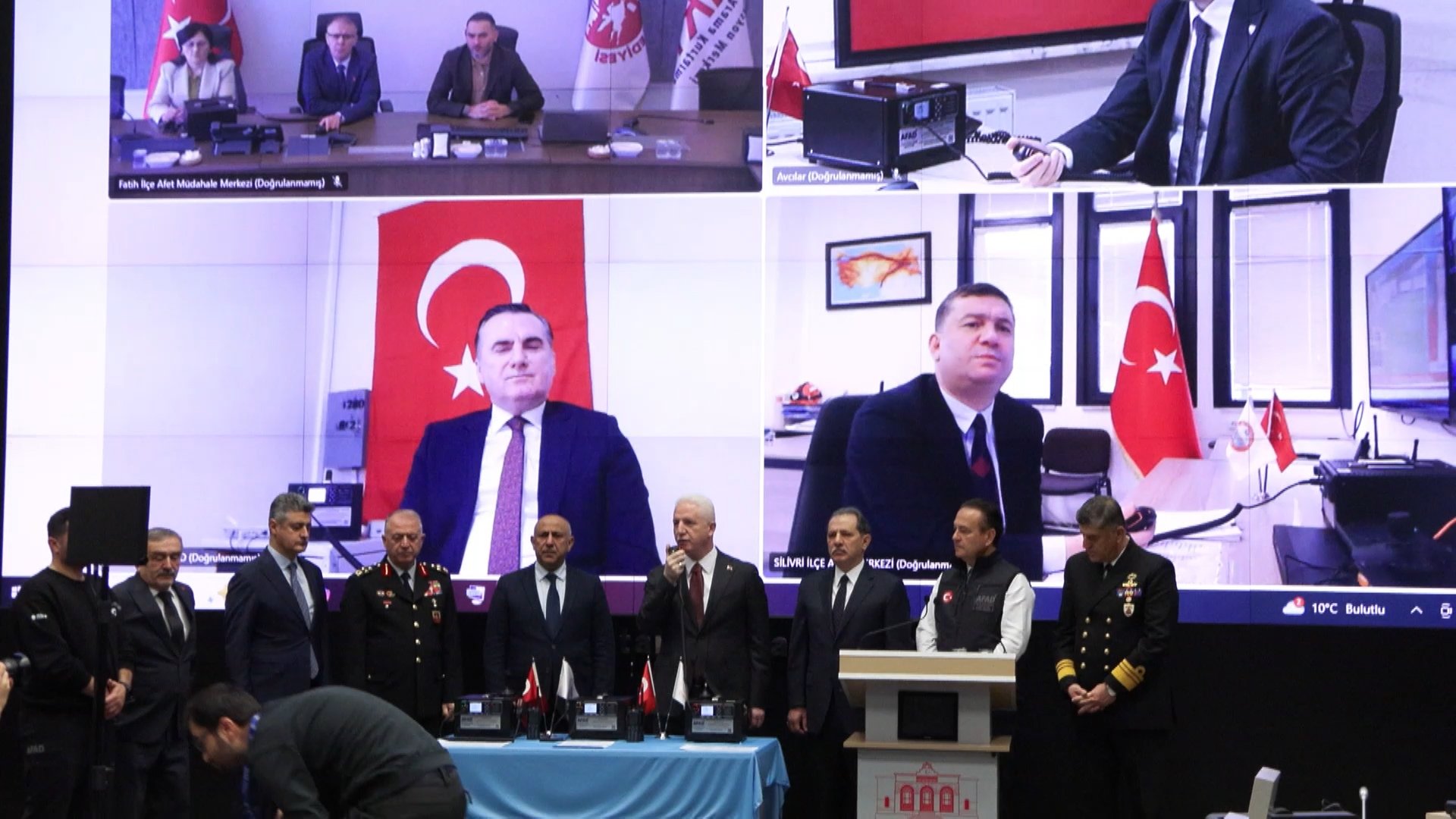 İstanbul Valisi Davut Gül, Afet