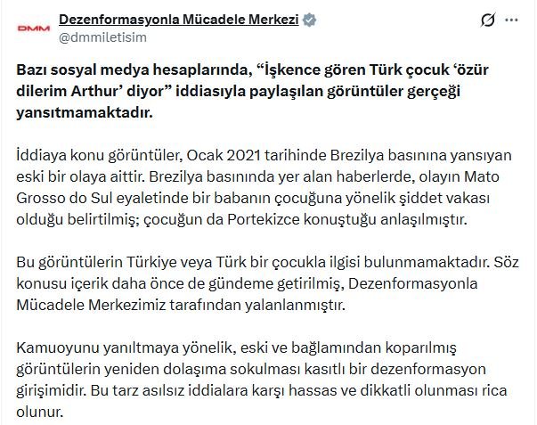 İletişim Başkanlığı DMM, sosyal medyada