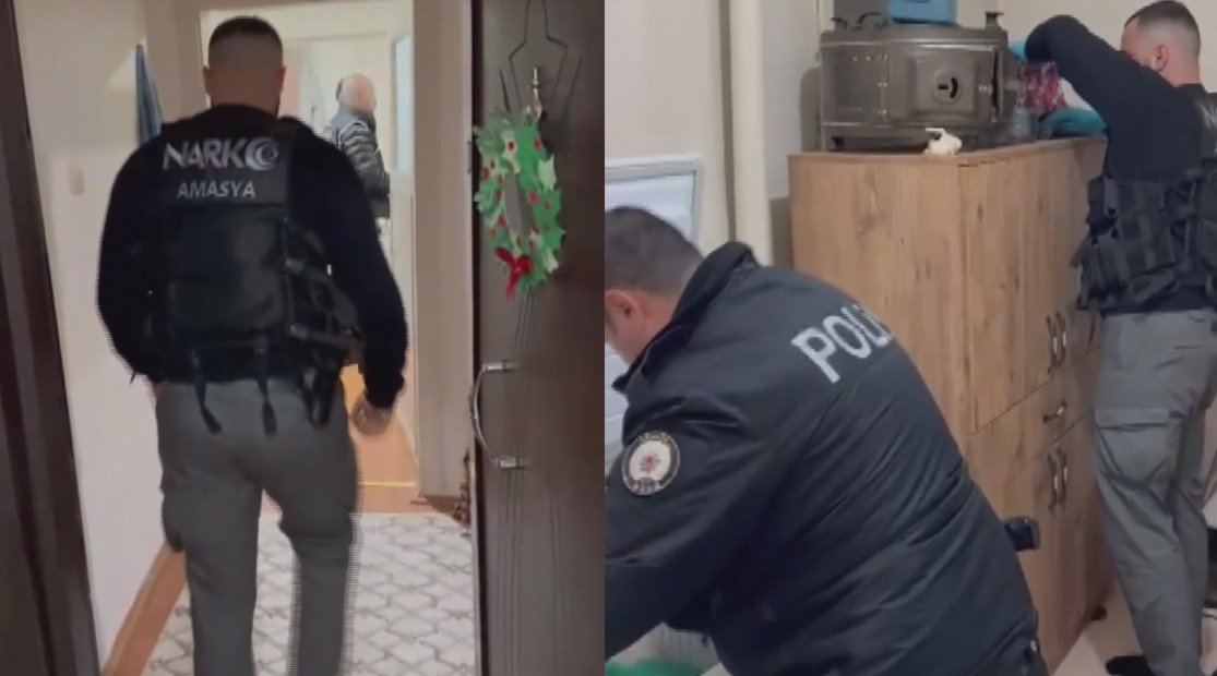 Amasya'da İl Emniyet Müdürlüğü Narkotik