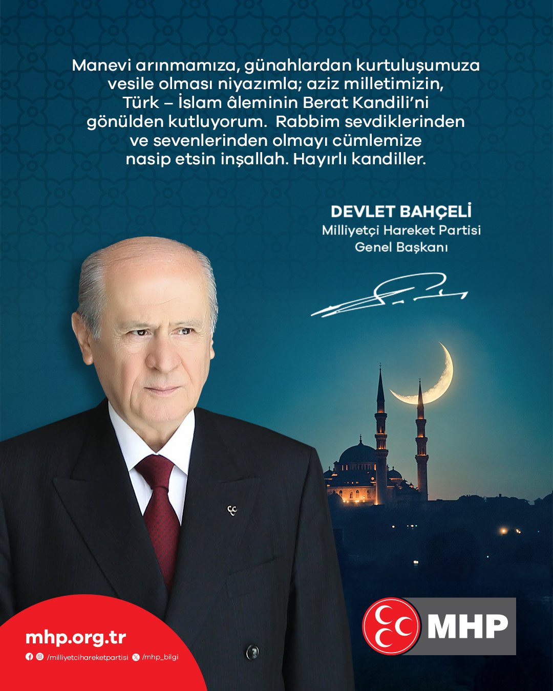 MHP Genel Başkanı Devlet Bahçeli,