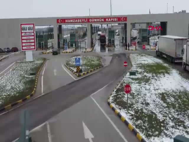 Edirne Hamzabeyli Sınır Kapısı'nda