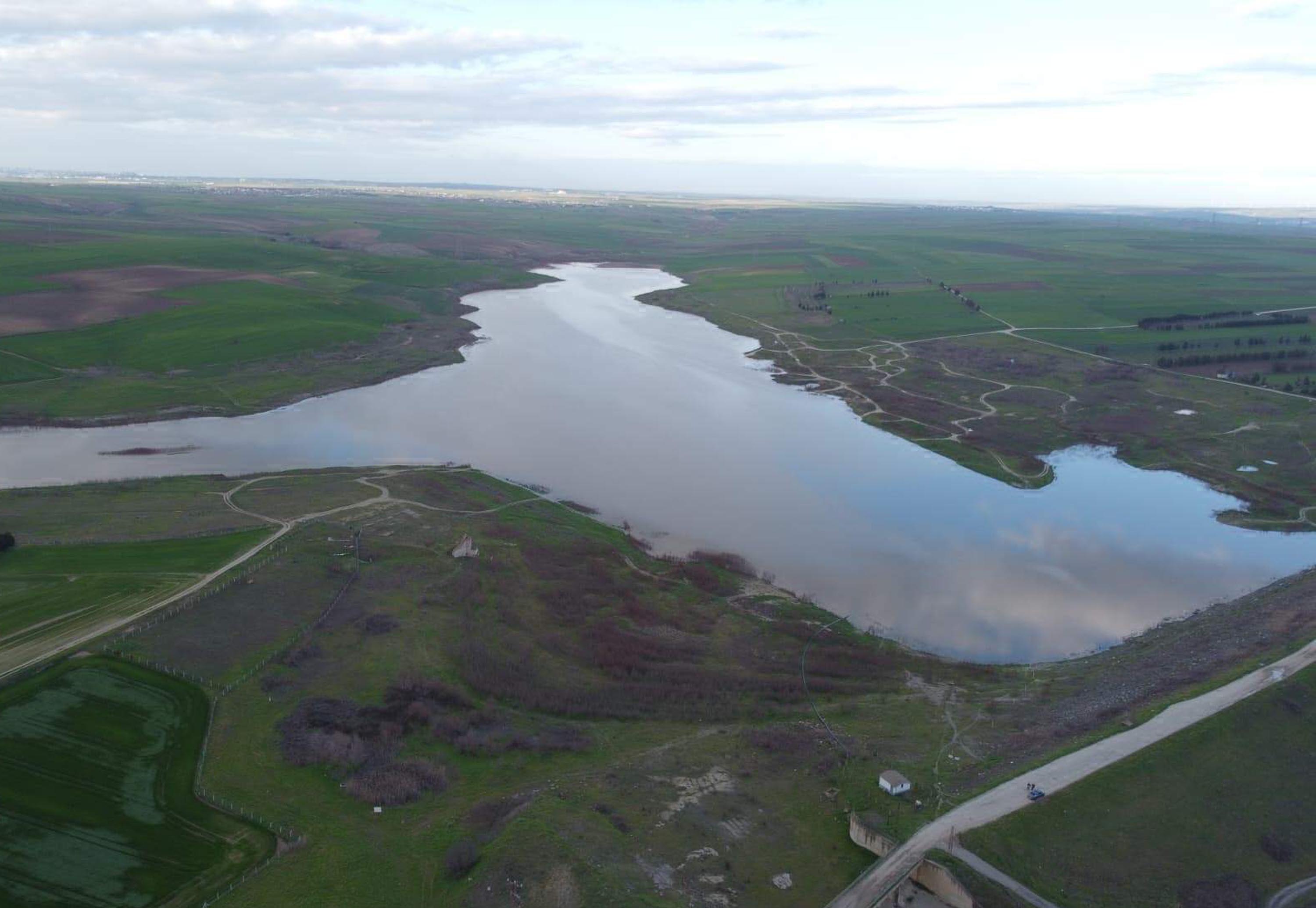 Tekirdağ Marmaraereğlisi'ndeki Türkmenli Barajı'nda doluluk