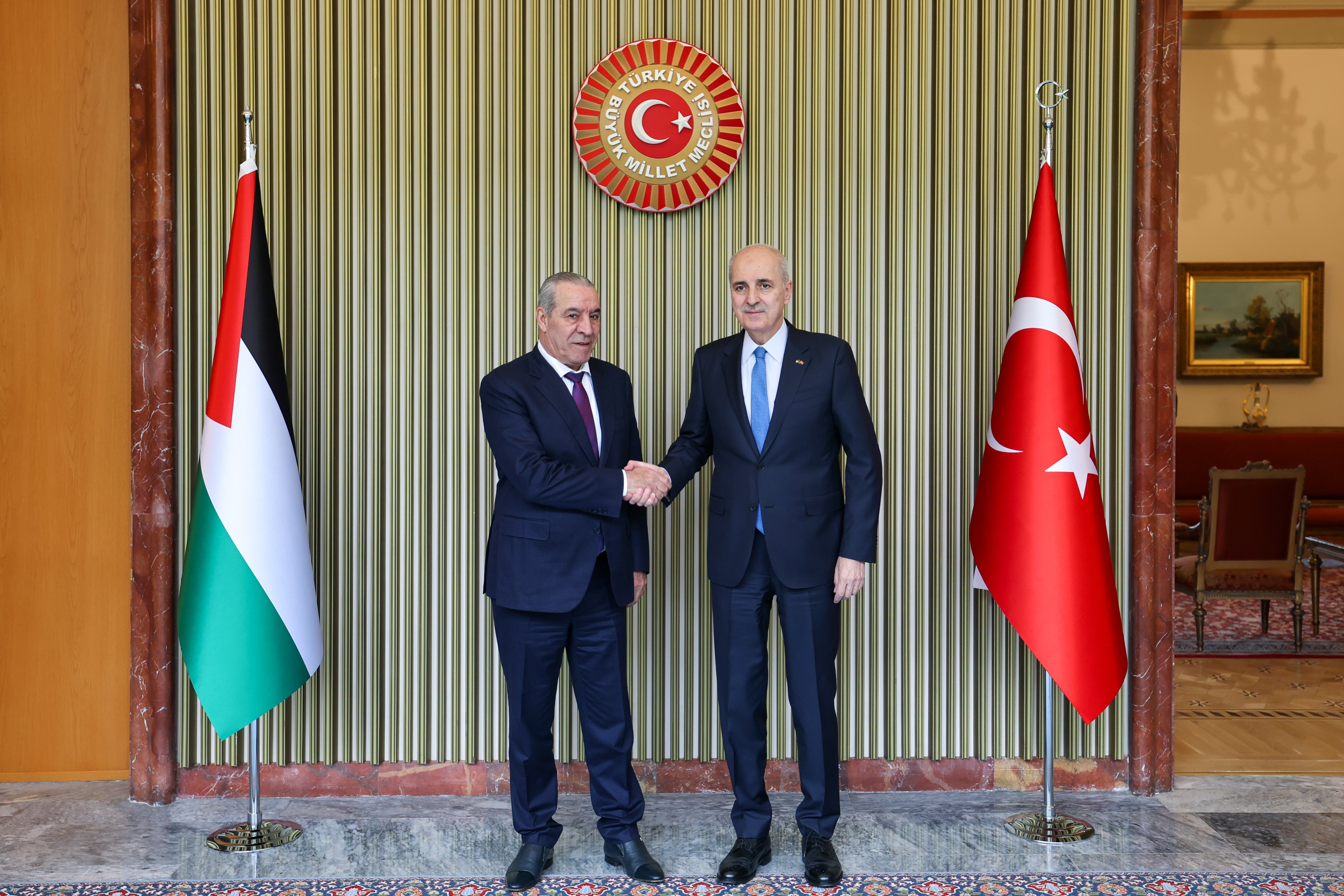 TBMM Başkanı Numan Kurtulmuş, Filistinli