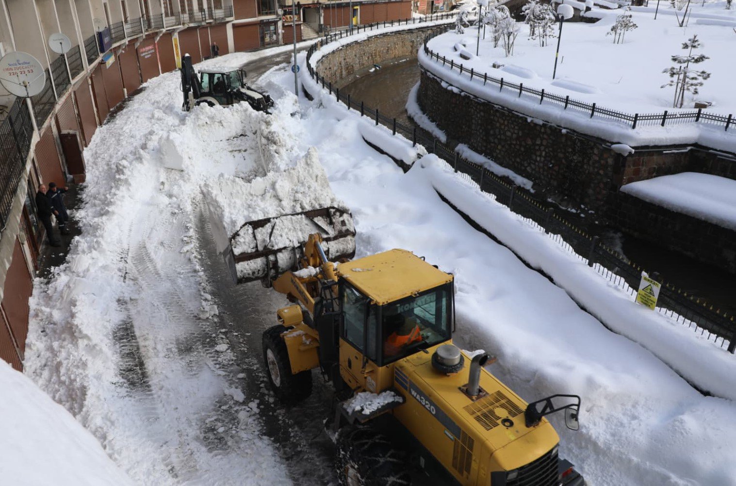 Bitlis'te yoğun kar yağışının ardından
