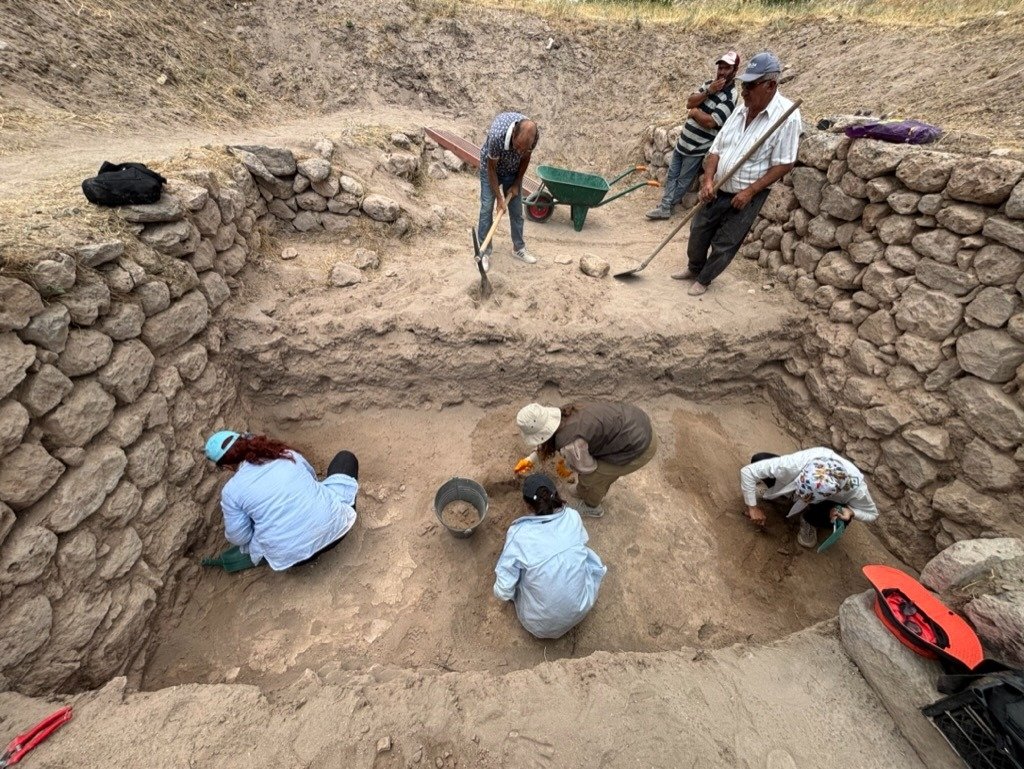 Nevşehir'deki Sobesos Antik Kenti kazıları,