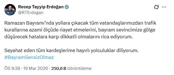 Cumhurbaşkanı Recep Tayyip Erdoğan, Ramazan