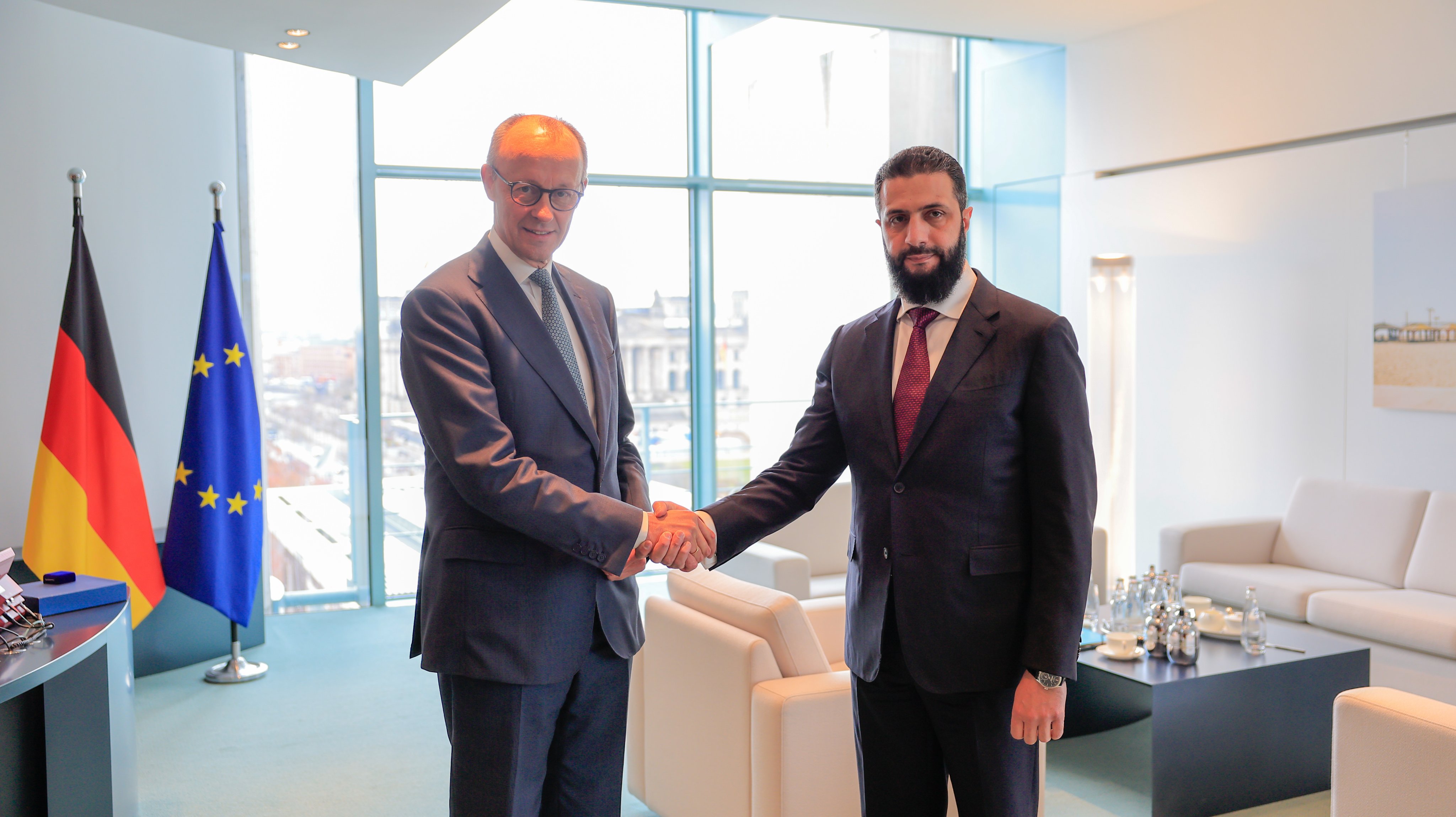 Suriye Cumhurbaşkanı Ahmed Şara, Almanya