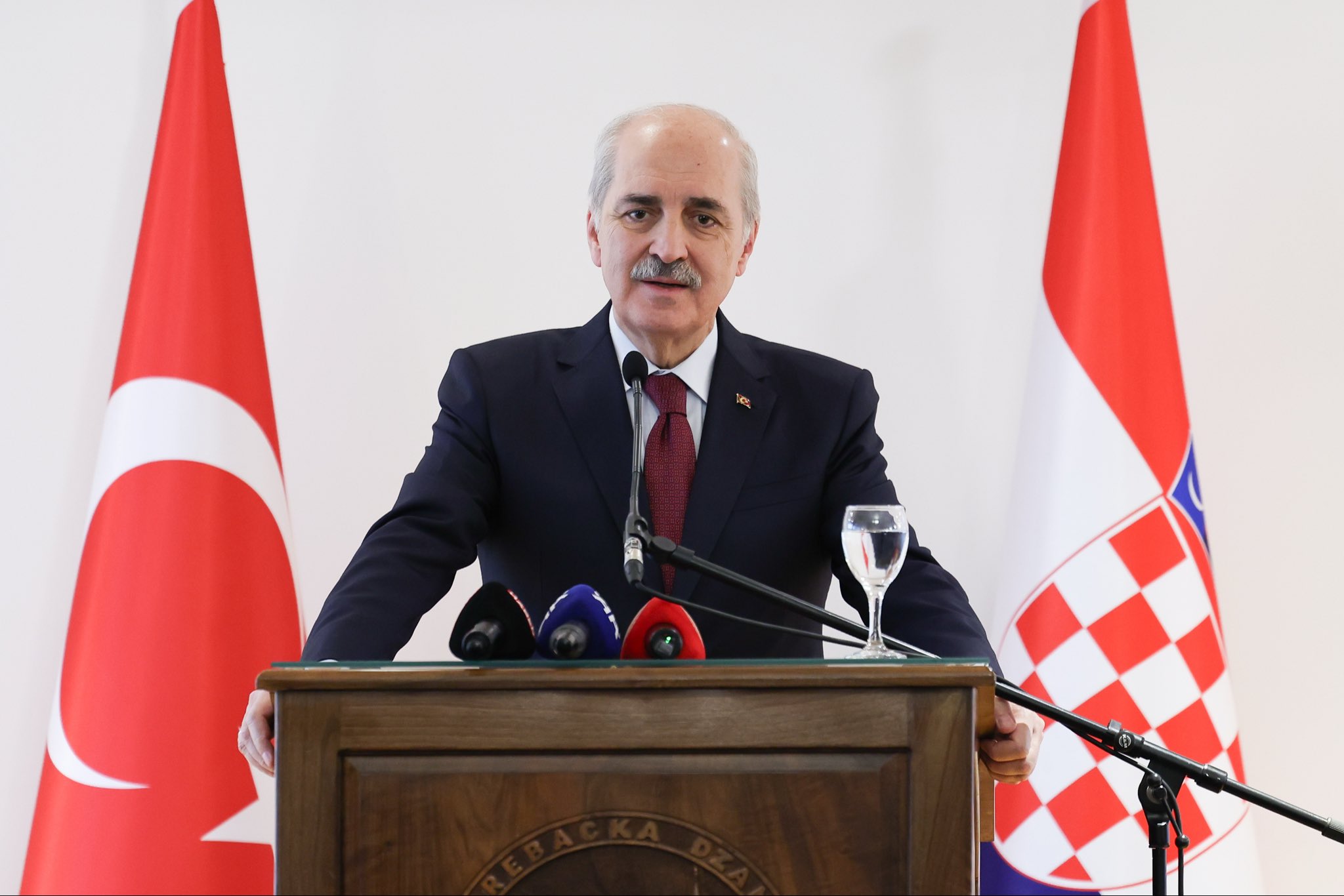 TBMM Başkanı Numan Kurtulmuş, Zagreb'deki