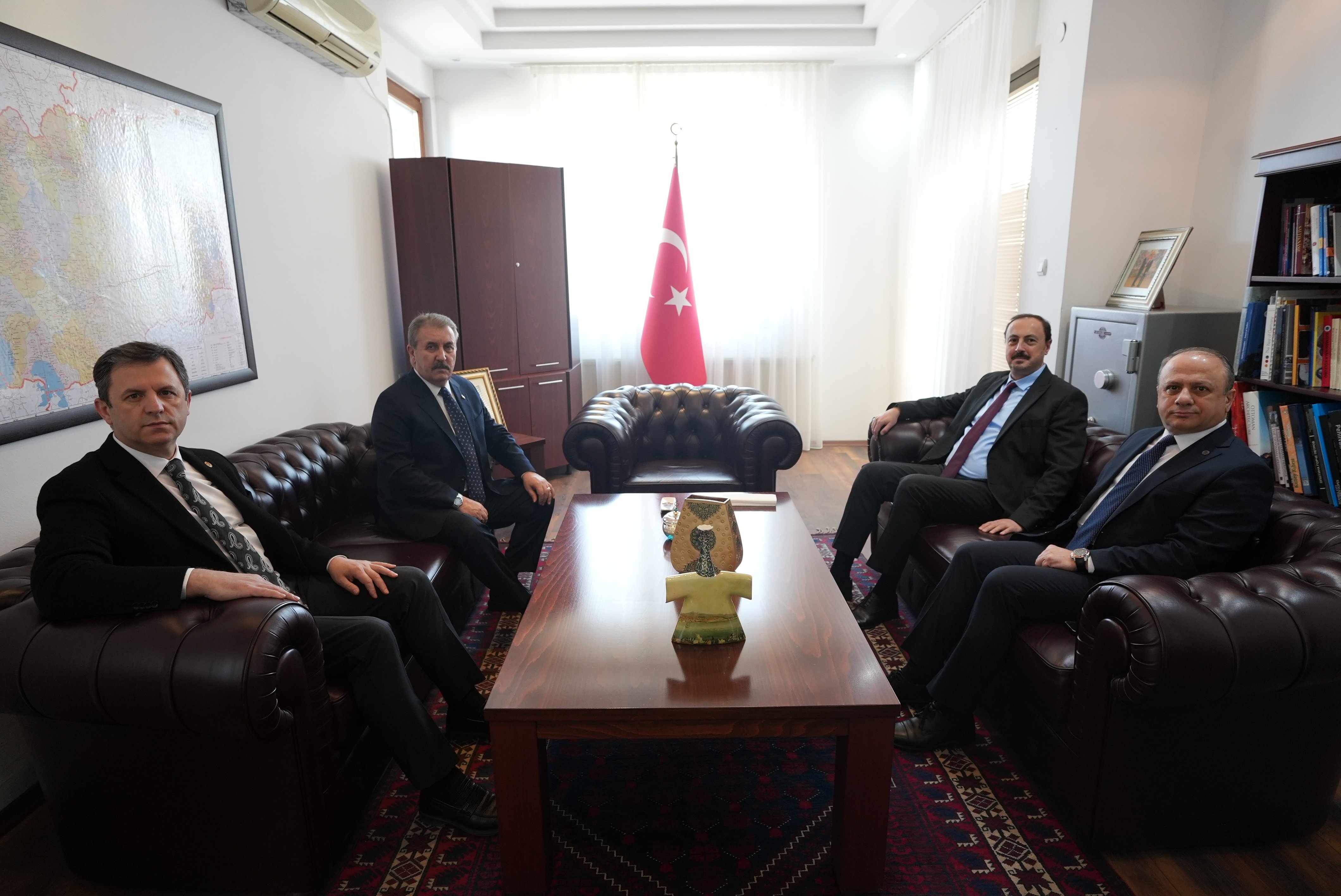 BBP Genel Başkanı Mustafa Destici,