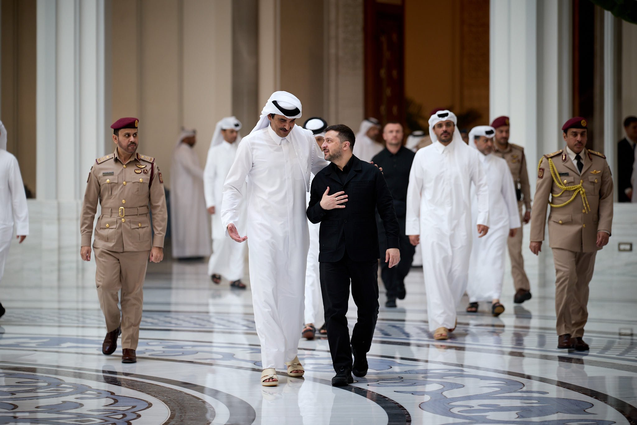 Ukrayna Devlet Başkanı Zelenskiy, Katar