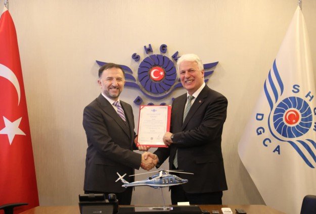 TUSAŞ'ın ürettiği T625 GÖKBEY helikopteri,