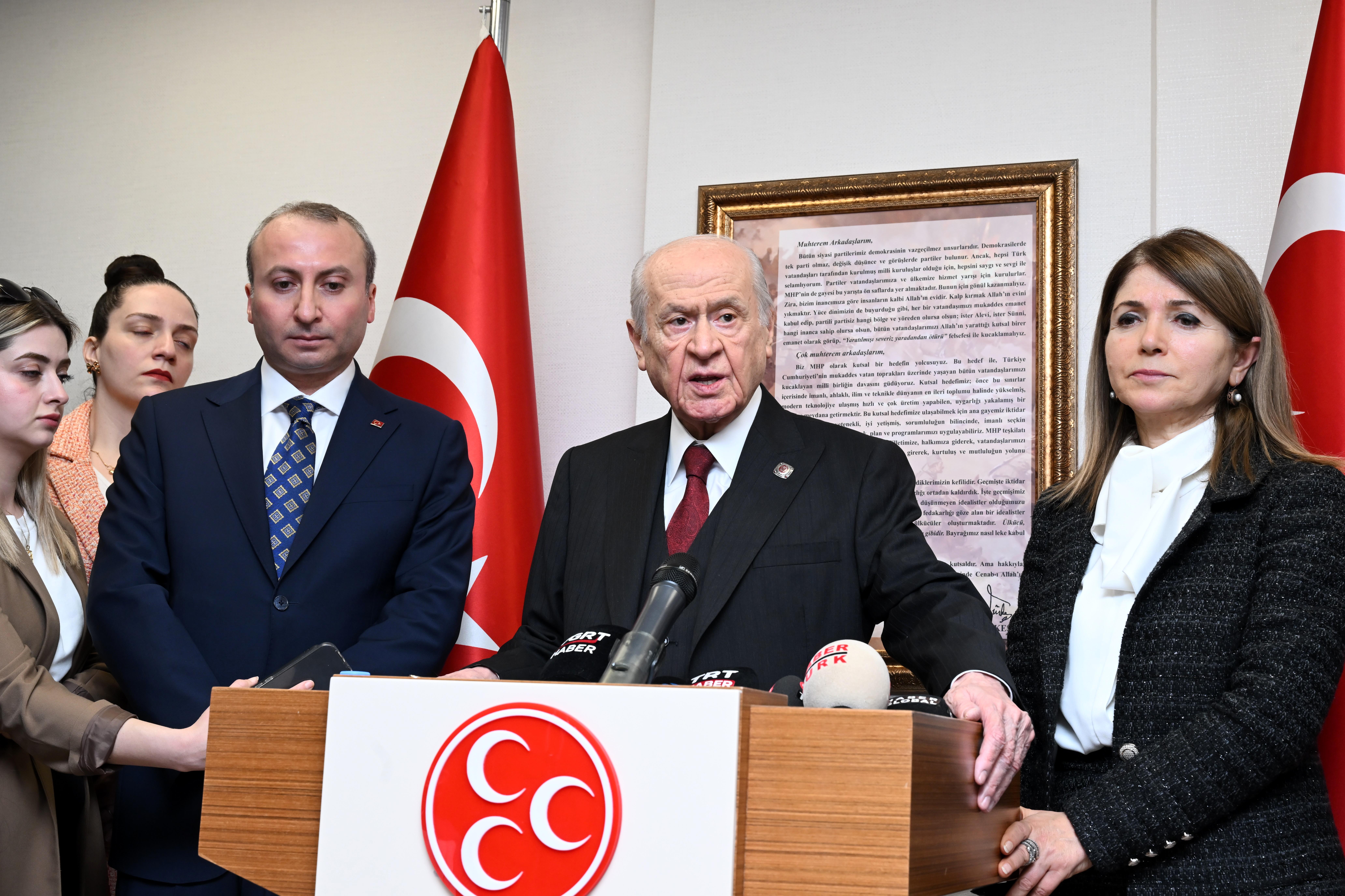 MHP Genel Başkanı Devlet Bahçeli,