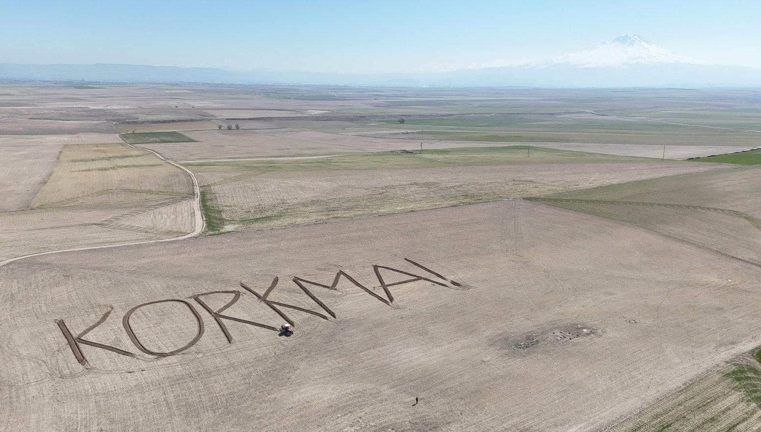 Aksaray'da çiftçi Kadir Filikçi, İstiklal