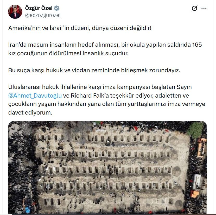 CHP Genel Başkanı Özgür Özel,