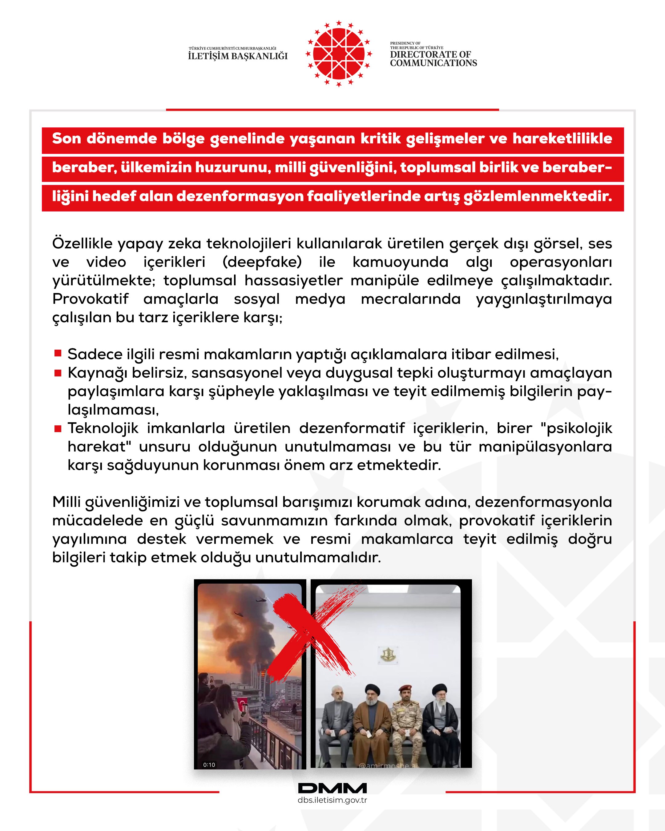 İletişim Başkanlığı DMM, bölgesel hareketlilikle