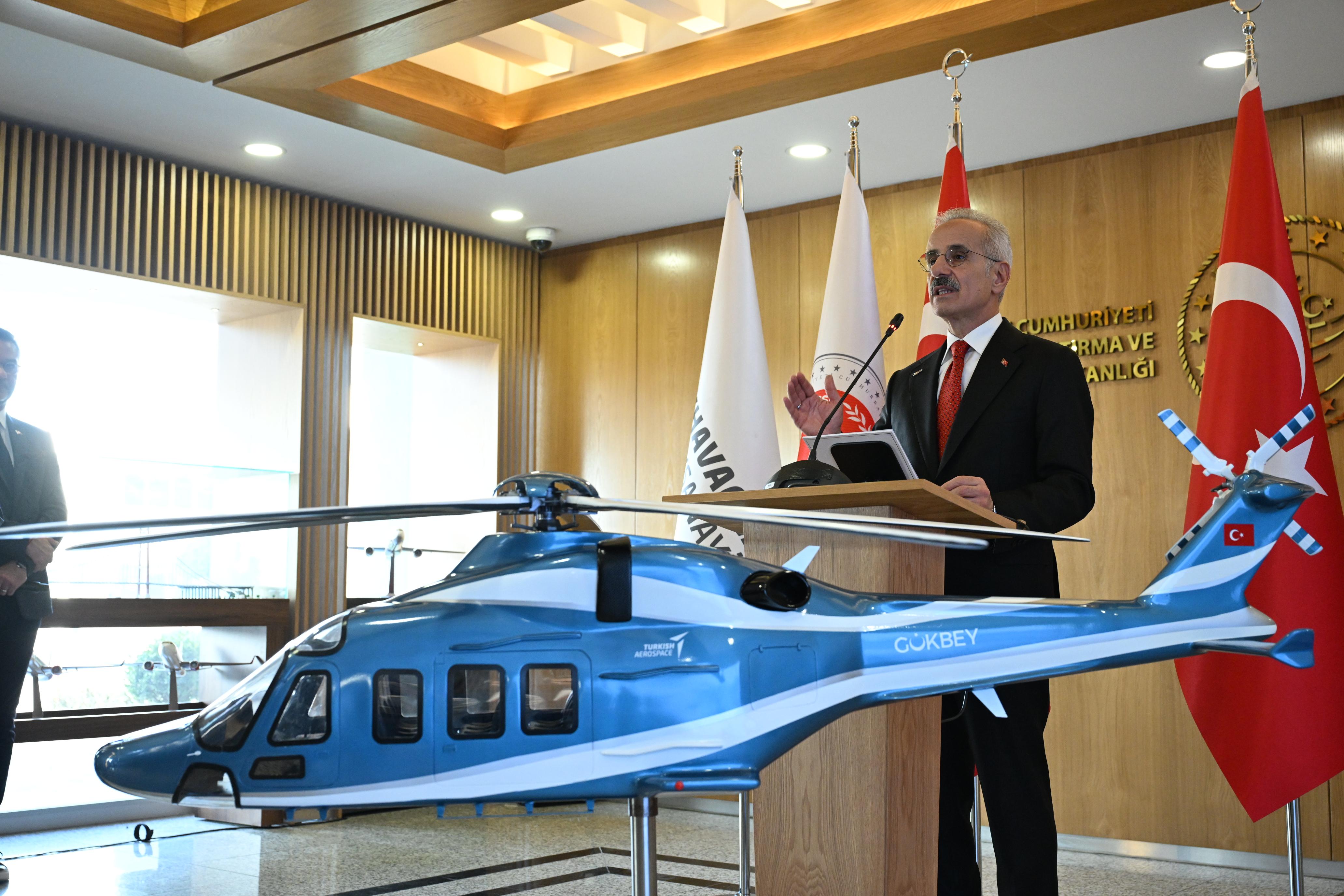 Ulaştırma Bakanı Uraloğlu, T625 Gökbey