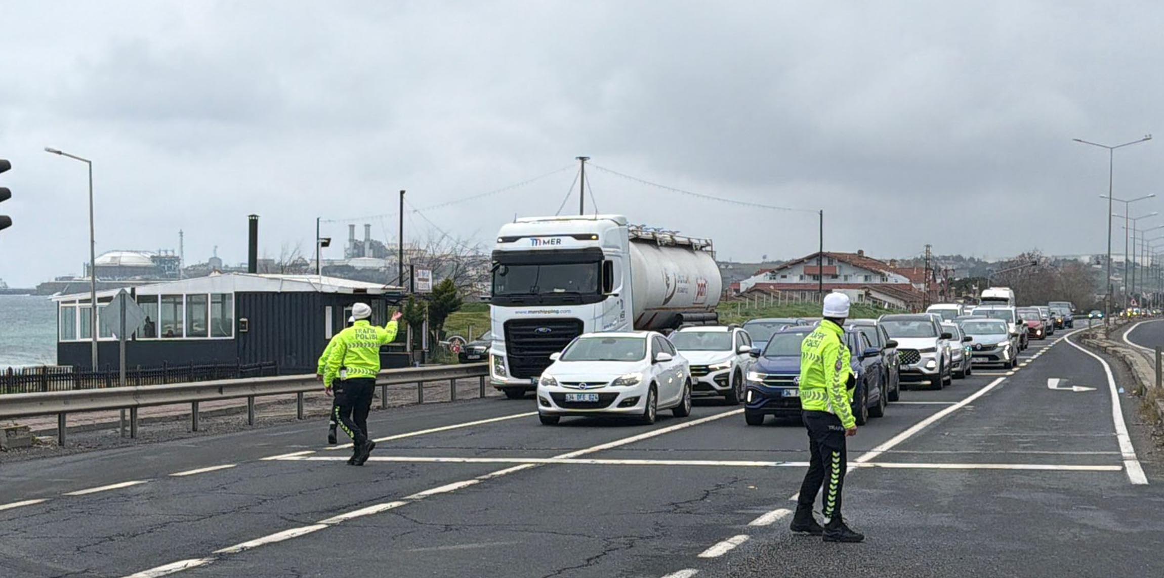 Ramazan Bayramı dönüşünde Tekirdağ-İstanbul karayolunda