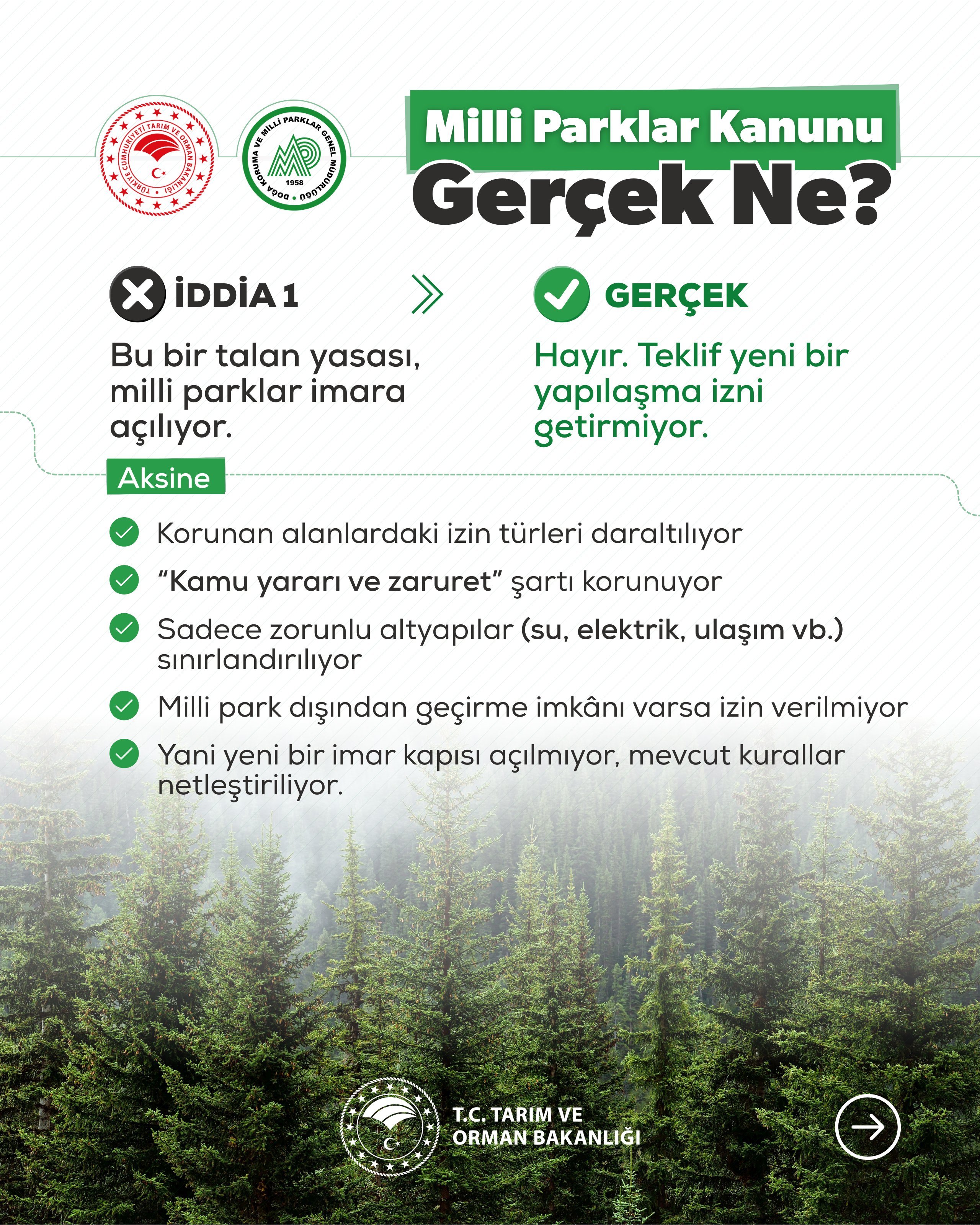 Tarım ve Orman Bakanlığı, 'Milli