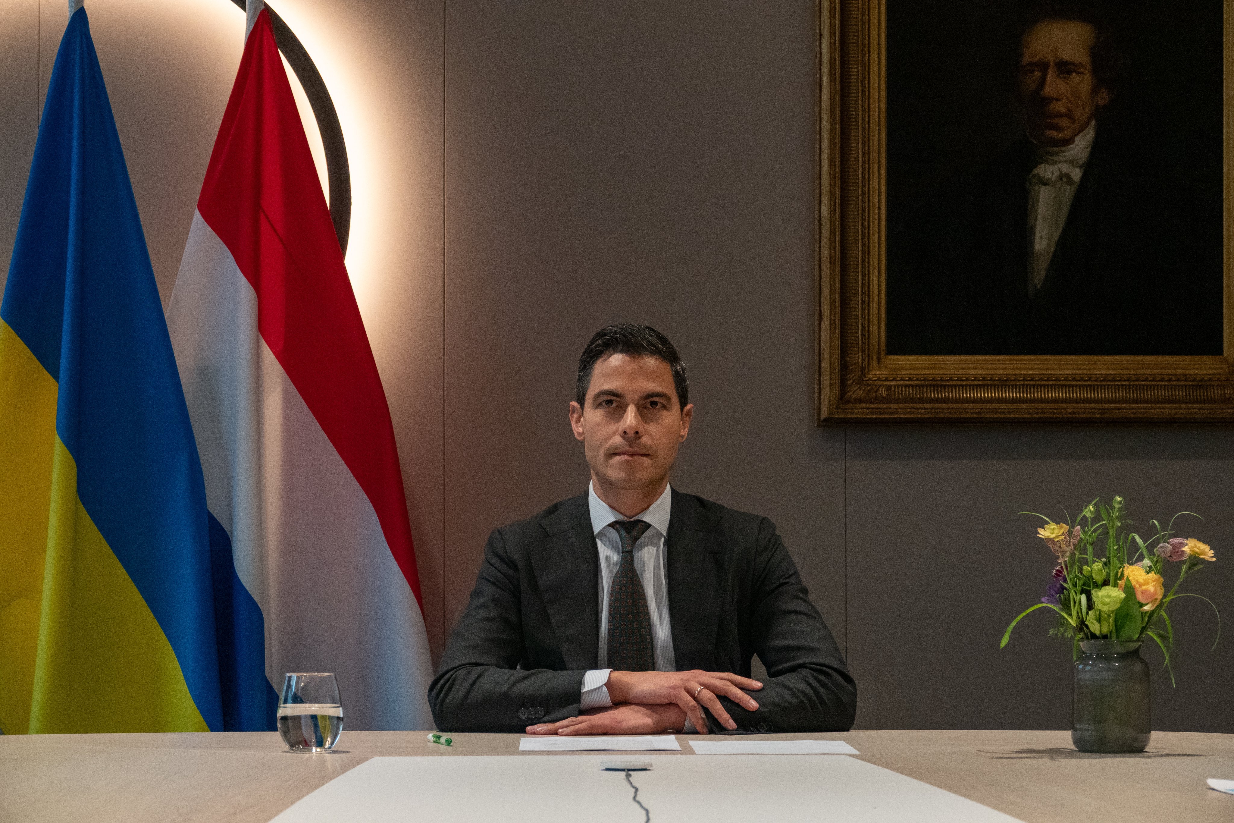 Hollanda Başbakanı Rob Jetten, Filistin