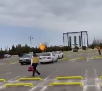 İran'a ait İHA'nın Nahçıvan Havalimanı'na