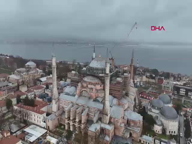 İstanbul Ayasofya Camii'nde kılınan