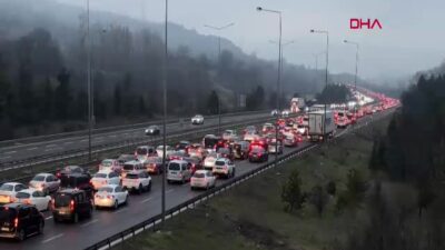 Ramazan Bayramı dönüşünde Anadolu Otoyolu'nun