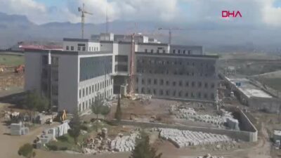 Şırnak'ta inşası süren 500 yataklı