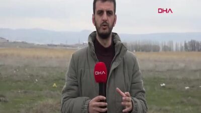 Kayseri'de kuruyan tarihi Engir Gölü,