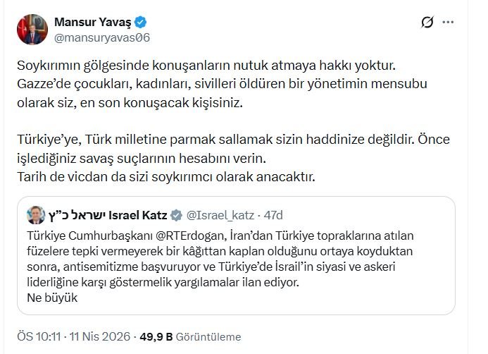 Ankara Büyükşehir Belediye Başkanı Mansur