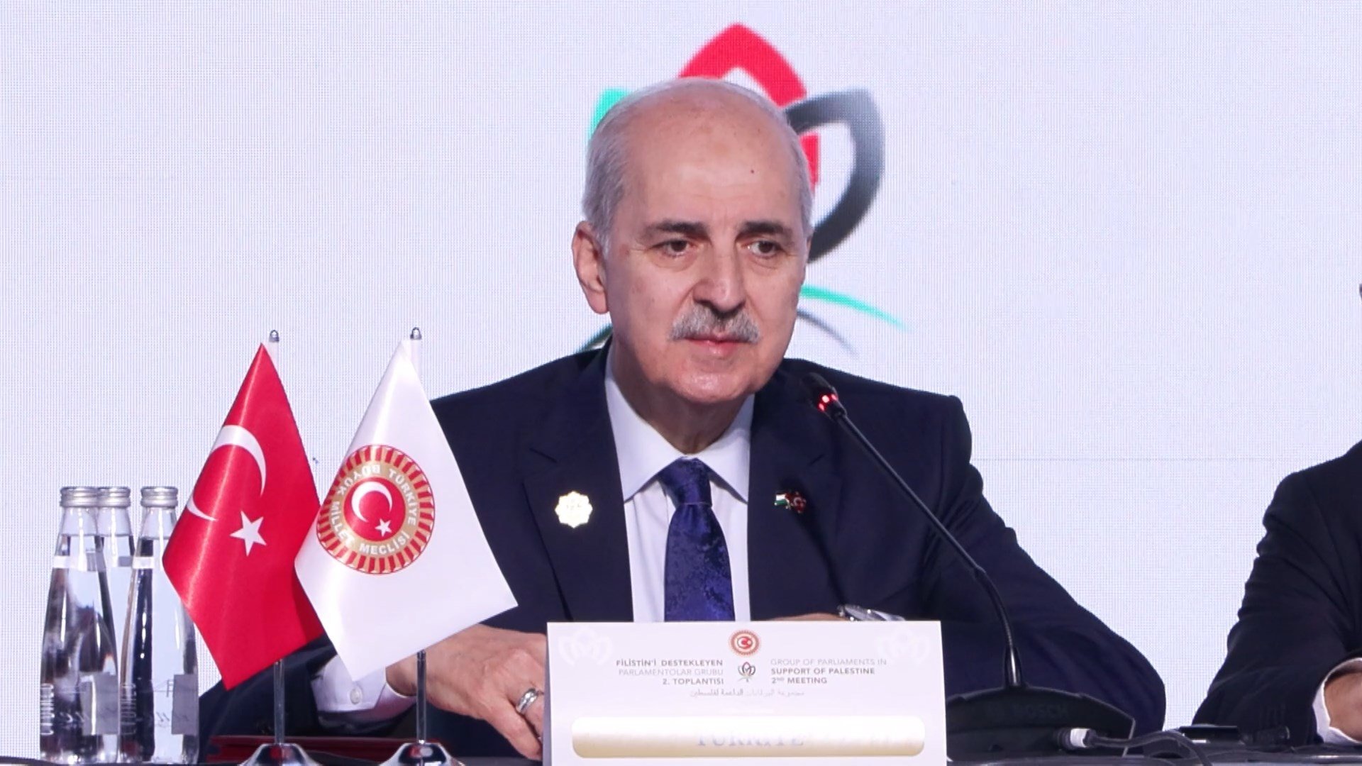TBMM Başkanı Numan Kurtulmuş, Filistin'i