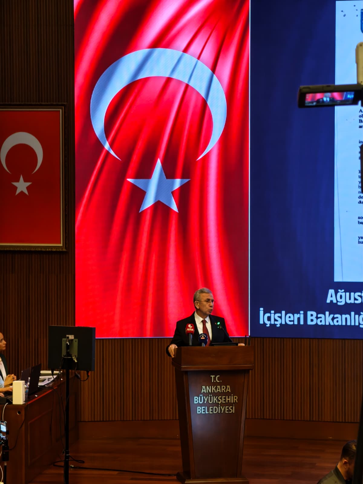 Ankara Büyükşehir Belediye Başkanı Mansur