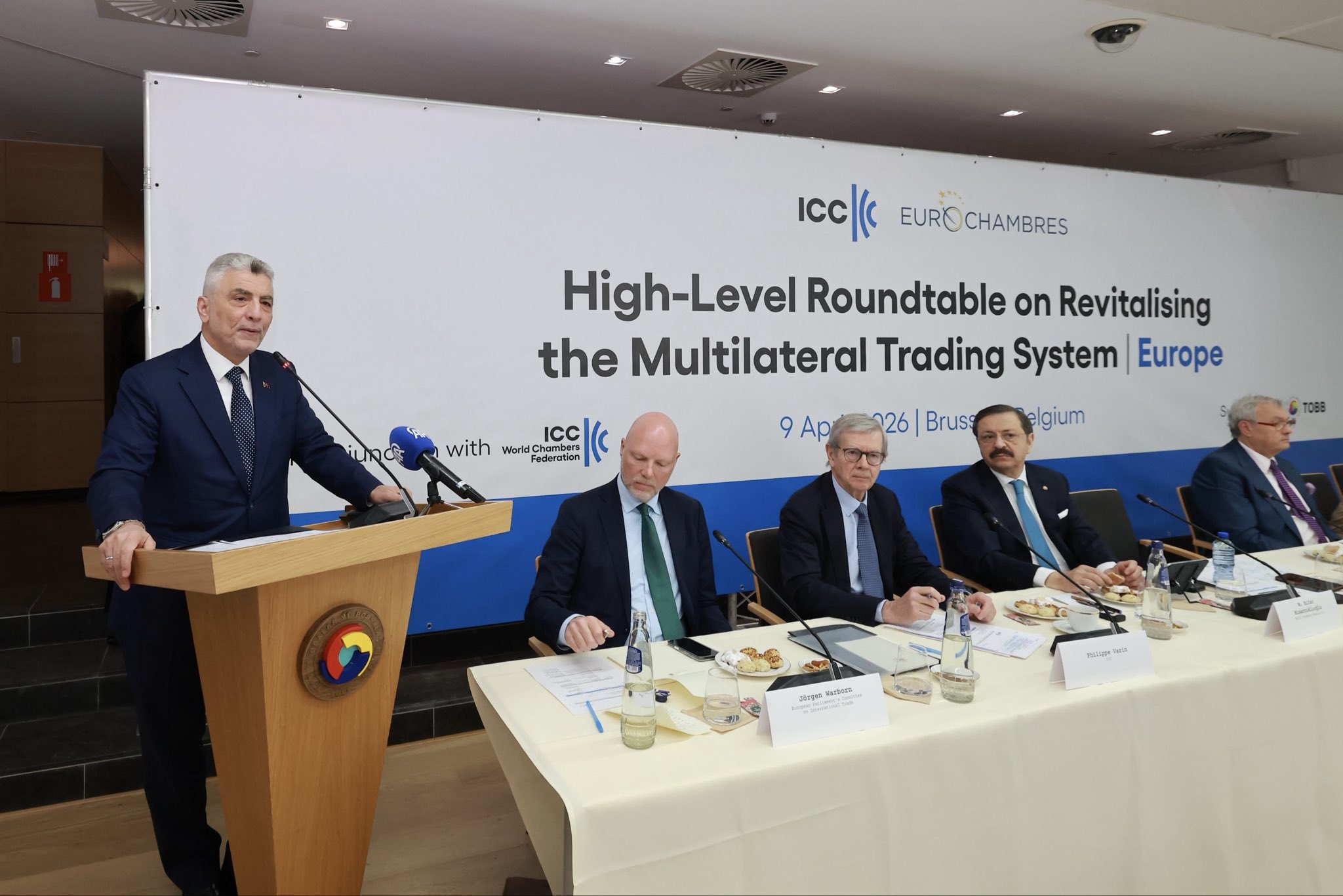 Ticaret Bakanı Ömer Bolat, Brüksel'de